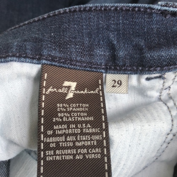 7 For All Mankind Mid Rise Bootcut Jean 29 - Picture 8 of 13